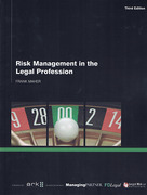 Cover of Risk Management in the Legal Profession