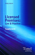 Cover of Licensed Premises: Law and Practice: 2005 Supplement