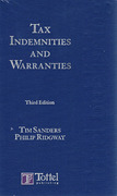 Cover of Tax Indemnities and Warranties