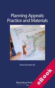 Cover of Planning Appeals: Practice and Materials (eBook)