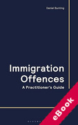 Cover of Immigration Offences: A Practitioner's Guide (eBook)