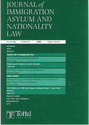 Cover of Journal of Immigration Asylum and Nationality Law