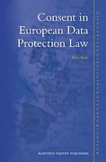 Cover of Consent in European Data Protection Law