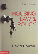 Cover of Housing Law and Policy