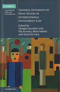 Cover of General Interests of Host States in International Investment Law
