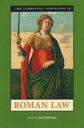 Cover of The Cambridge Companion to Roman Law