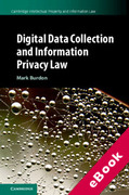 Cover of Digital Data Collection and Information Privacy Law (eBook)