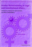 Cover of Gender Mainstreaming in Legal and Constitutional Affairs
