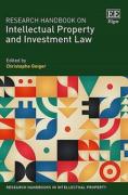 Cover of Research Handbook on Intellectual Property and Investment Law