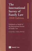 Cover of The International Survey of Family Law 2008