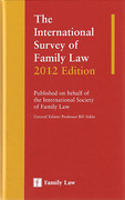 Cover of The International Survey of Family Law 2012