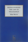 Cover of Rediscovering the Law of Negligence