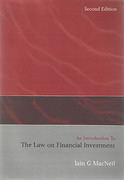 Cover of An Introduction to the Law on Financial Investment