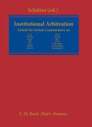 Cover of International Institutional Arbitration: A Commentary
