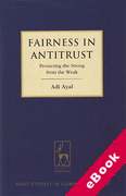 Cover of Fairness in Antitrust: Protecting the Strong from the Weak (eBook)