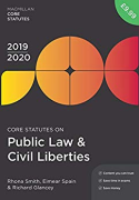 Cover of Core Statutes on Public Law &#38; Civil Liberties 2019-20