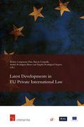Cover of Latest Developments in EU Private International Law