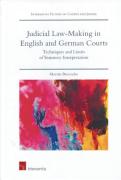 Cover of Judicial Law-making in English and German Courts: Techniques and Limits of Statutory Interpretation
