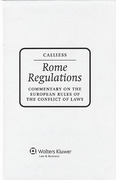 Cover of Rome Regulations: Commentary on the European Rules on the Conflict of Laws
