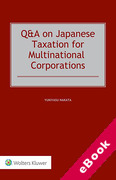 Cover of Q&#38;A on Japanese Taxation for Multinational Corporations (eBook)