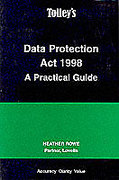 Cover of Data Protection Act 1998: A Practical Guide