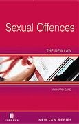 Cover of Sexual Offences: The New Law