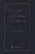 Cover of Variations on the Theme of Contract