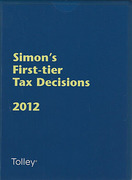 Cover of Simon's First-tier Tax Decisions