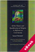Cover of Of the Nature and Qualification of Religion in Reference to Civil Society (eBook)