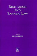 Cover of Restitution and Banking Law (eBook)