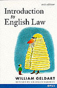 Cover of Introduction to English Law