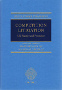Cover of Brick Court Chambers: Competition Litigation UK Practice and Procedure