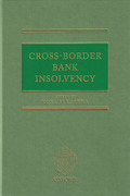 Cover of Cross Border Bank Insolvency