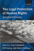 Cover of The Legal Protection of Human Rights: Sceptical Essays