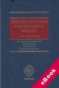 Cover of The Protections for Religious Rights: Law and Practice (eBook)