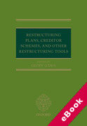 Cover of Restructuring Plans, Creditor Schemes, and other Restructuring Tools (eBook)