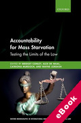 Cover of Accountability for Mass Starvation: Testing the Limits of the Law (eBook)