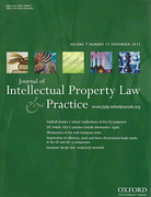 Cover of Journal of Intellectual Property Law and Practice: Online Only