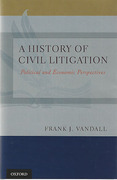 Cover of A History of Civil Litigation: Political and Economic Perspectives