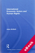 Cover of International Economic Actors and Human Rights (eBook)