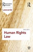Cover of Routledge Lawcards: Human Rights Law 2012-2013