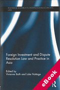 Cover of Foreign Investment and Dispute Resolution Law and Practice in Asia (eBook)