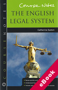 Cover of Course Notes: English Legal System (eBook)