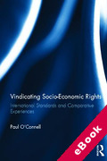 Cover of Vindicating Socio-Economic Rights: International Standards and Comparative Experiences (eBook)