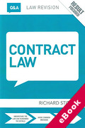 Cover of Routledge Law Revision Q&#38;A: Contract Law (eBook)