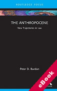 Cover of The Anthropocene: New Trajectories in Law (eBook)