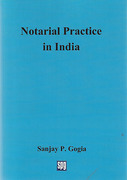 Cover of Notarial Practice in India