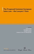 Cover of The Proposed Common European Sales Law: The Lawyers&#8217; View