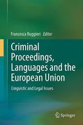 Cover of Criminal Proceedings, Languages and the European Union