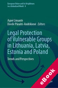 Cover of Legal Protection of Vulnerable Groups in Lithuania, Latvia, Estonia and Poland : Trends and Perspectives (eBook)